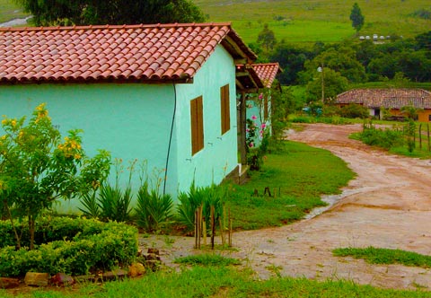 Chalés na natureza